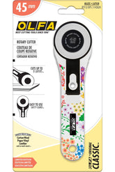 Olfa Printed Handle Rotary Cutter 45mm